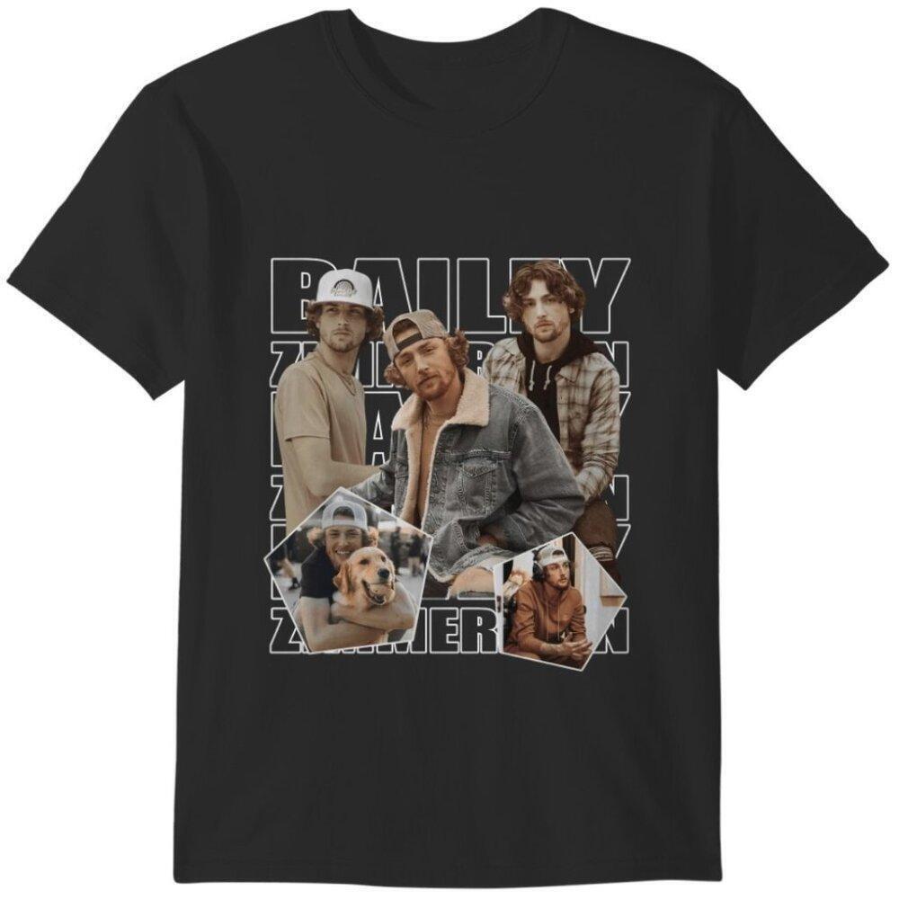 Bailey Zimmerman Graphic Country Music Fan Streetwear Outfit Unisex T-Shirt